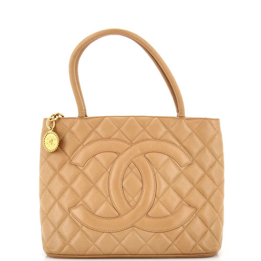 CHANEL Medallion Tote Quilted Caviar - image 1