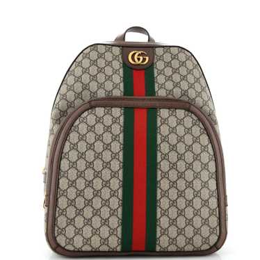 GUCCI Ophidia Backpack GG Coated Canvas Medium