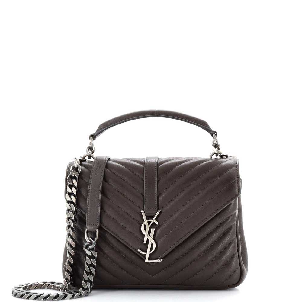 Saint Laurent Classic Monogram College Bag Matela… - image 1