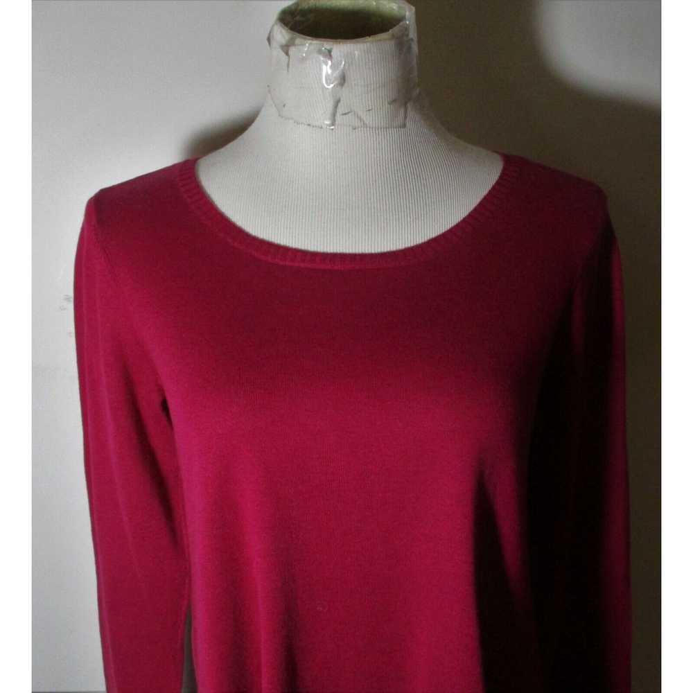 Eileen Fisher Women's EILEEN FISHER Burgundy Wool… - image 2