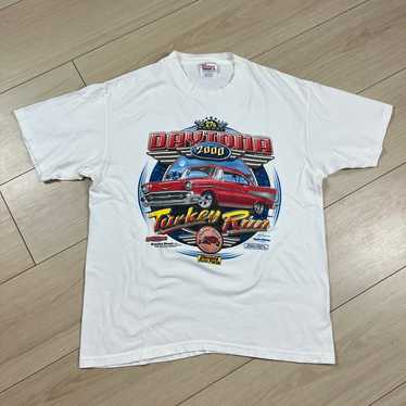 Vintage 00s Y2K Daytona Hotrod Racing Car T-shirt - image 1