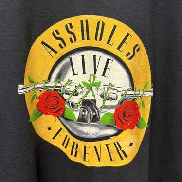 Assholes Live Forever T-shirt XL (6017) NWOT