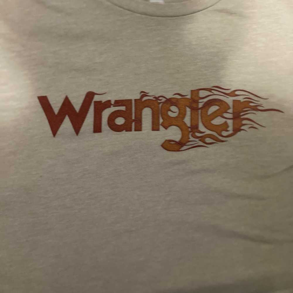 NWOT Wrangler "Flames" T-Shirt Size XL - image 1