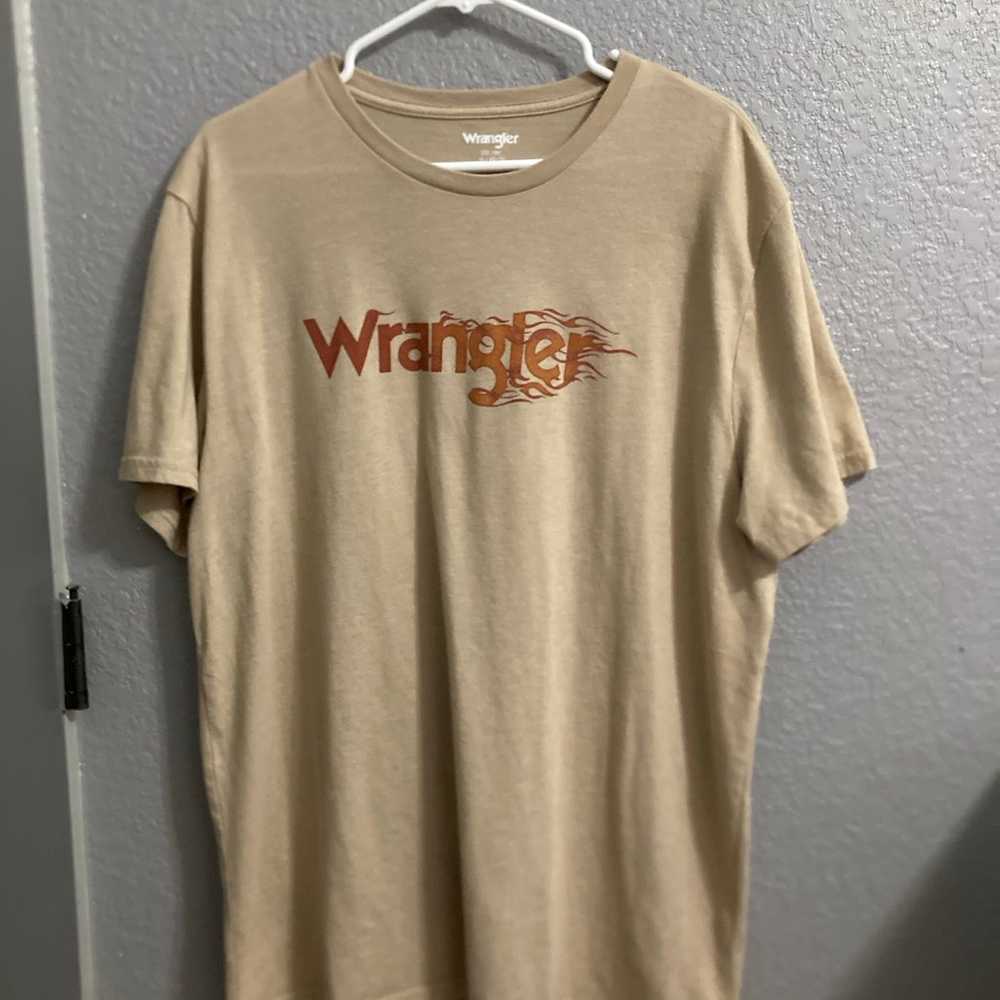 NWOT Wrangler "Flames" T-Shirt Size XL - image 2