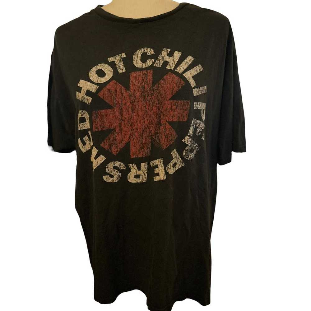 Red Hot Chili Peppers Distressed Logo Unisex Band… - image 1