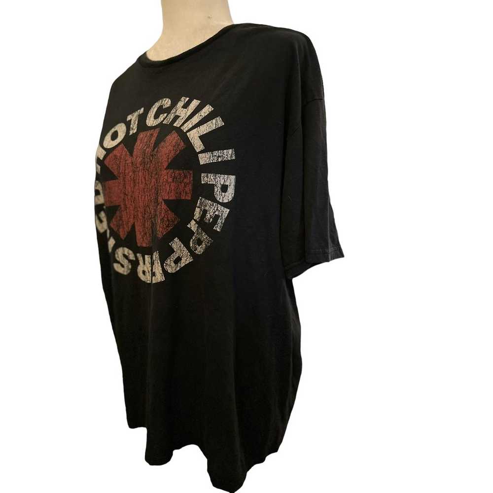 Red Hot Chili Peppers Distressed Logo Unisex Band… - image 2