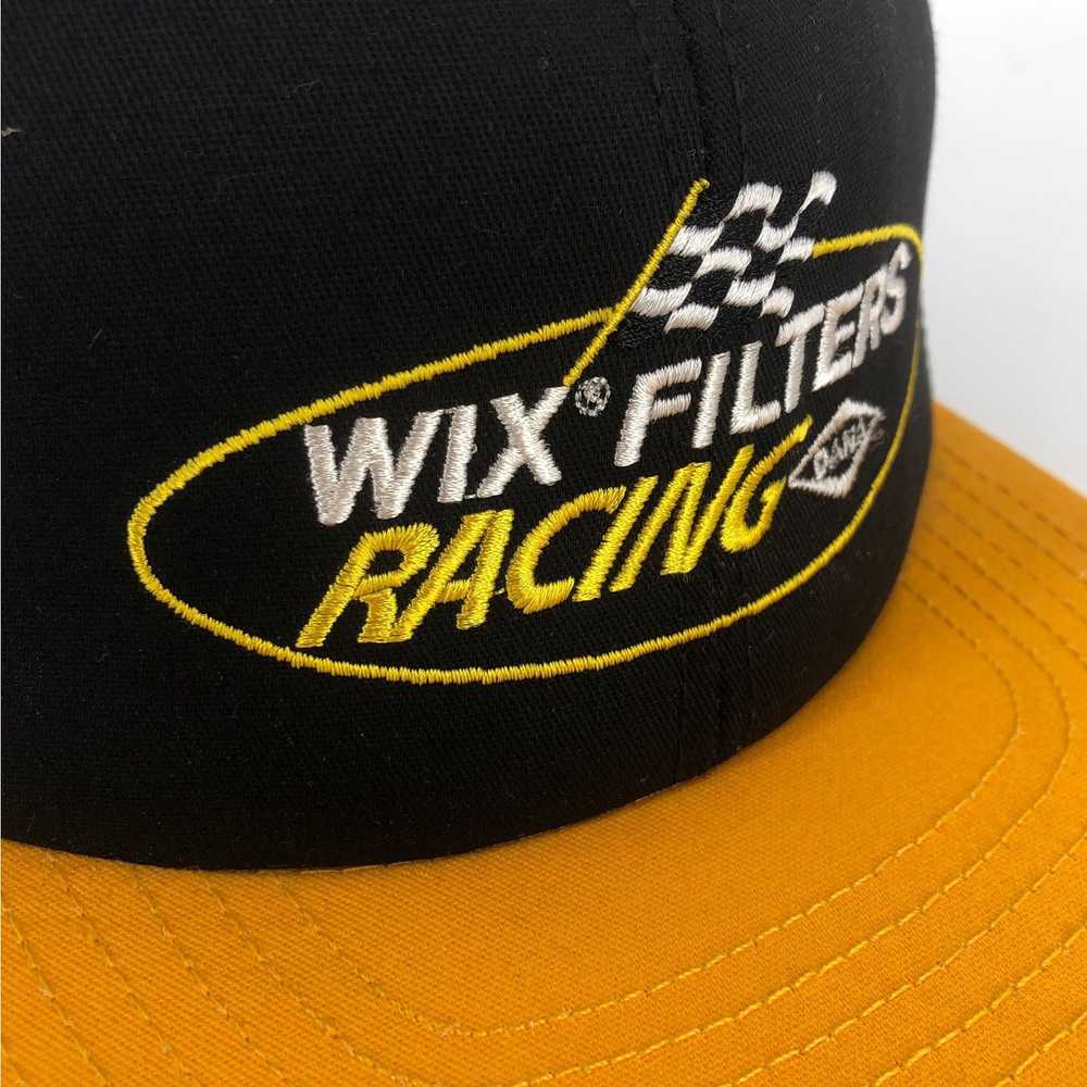 Vintage 90s Wix Filters Racing trucker hat 1990s … - image 3