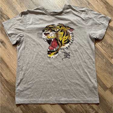 Ed Hardy Tiger Head Graphic T-Shirt Men's Medium … - image 1