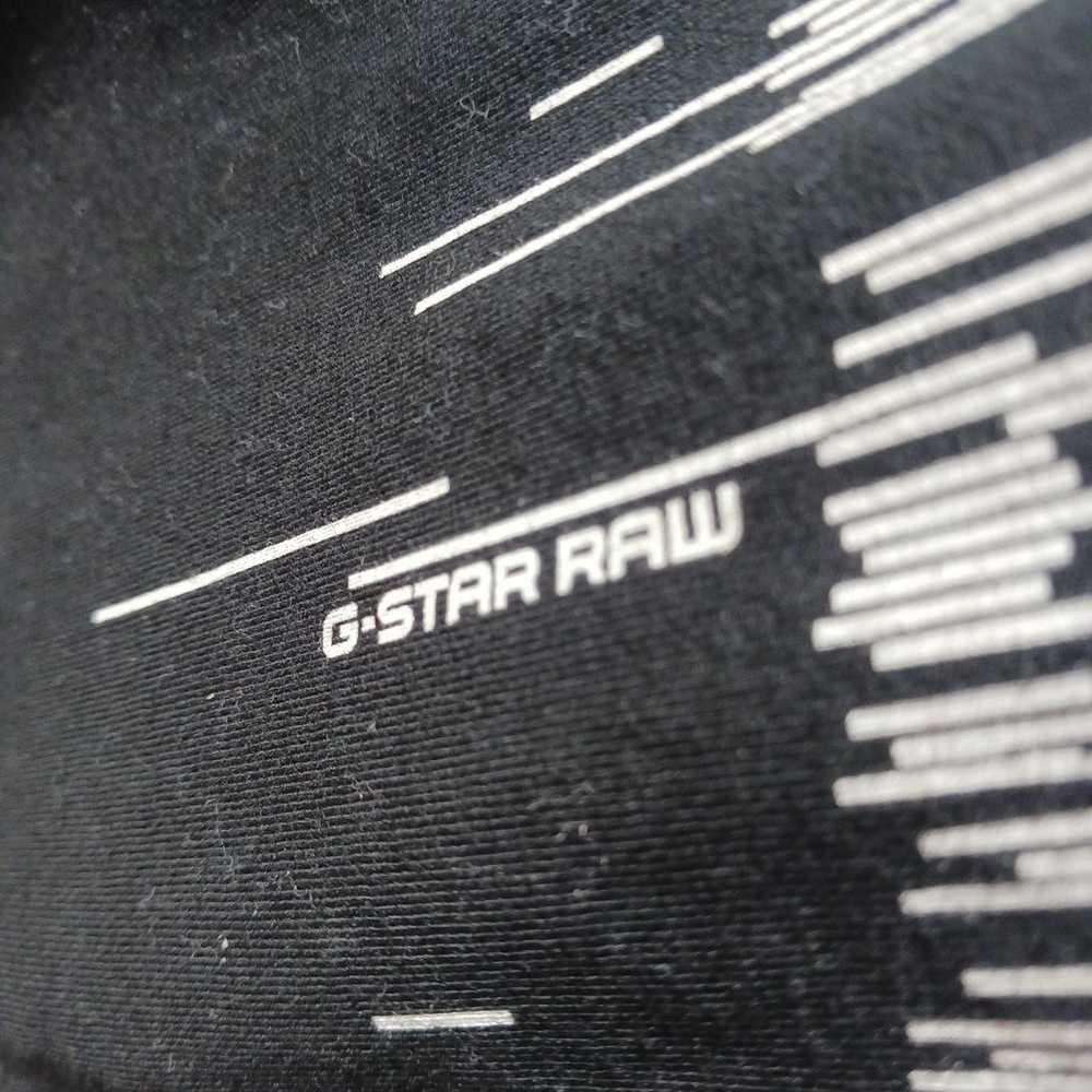 G-STAR Raw Short Sleeve Graphic Black T-Shirt Siz… - image 3