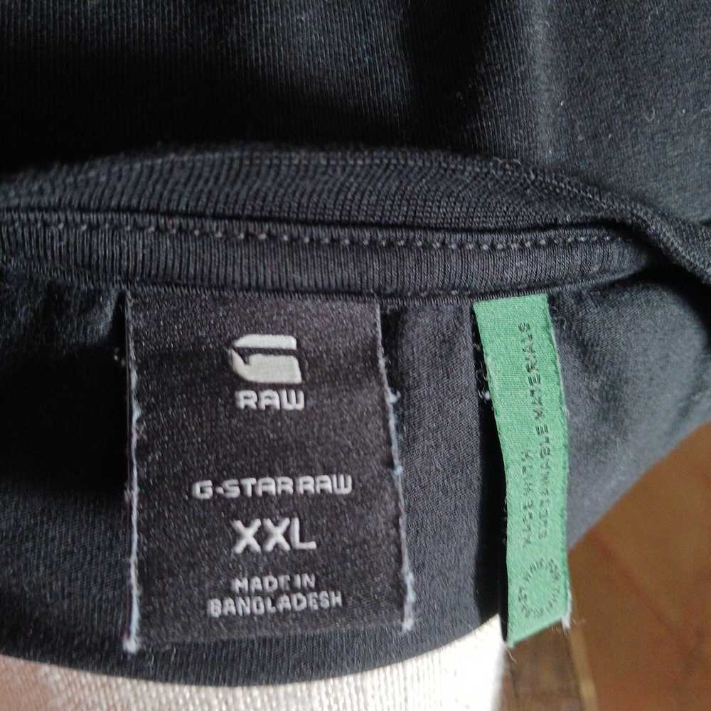 G-STAR Raw Short Sleeve Graphic Black T-Shirt Siz… - image 8