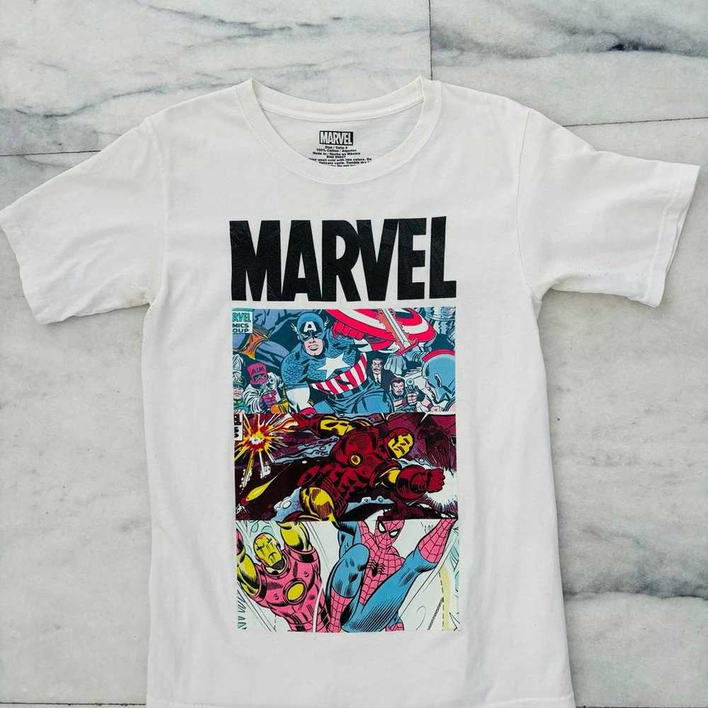 Vintage Rare Marvel Comics Superhero T Shirt Size… - image 3