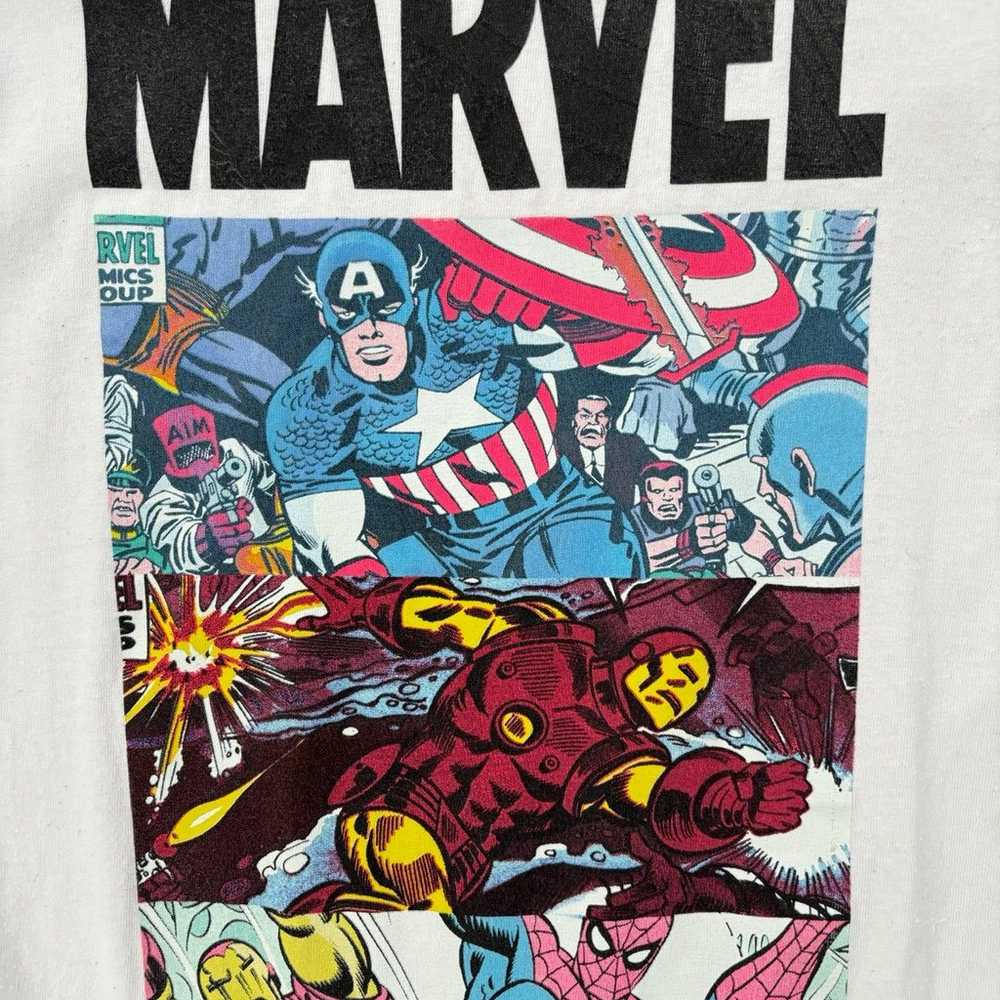 Vintage Rare Marvel Comics Superhero T Shirt Size… - image 7