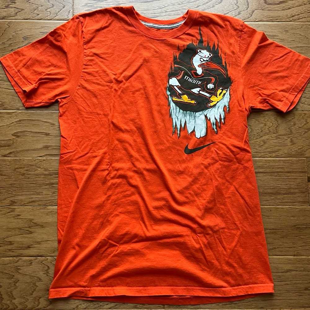 Vintage Nike x Miami Hurricanes Tee Shirt - image 1