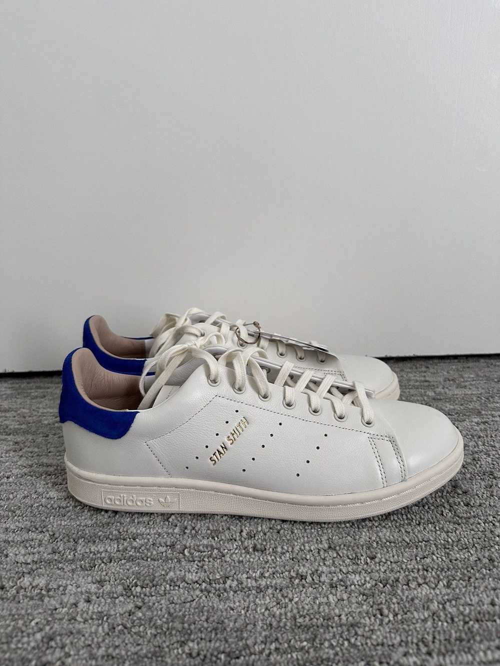 Adidas adidas Stan smith premium off white royal … - image 1