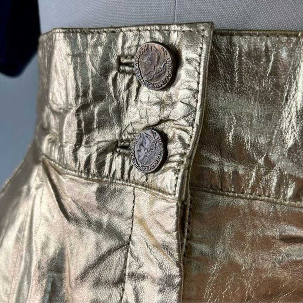 Vintage VTG Bagatelle Leather Shorts High Rise - image 3
