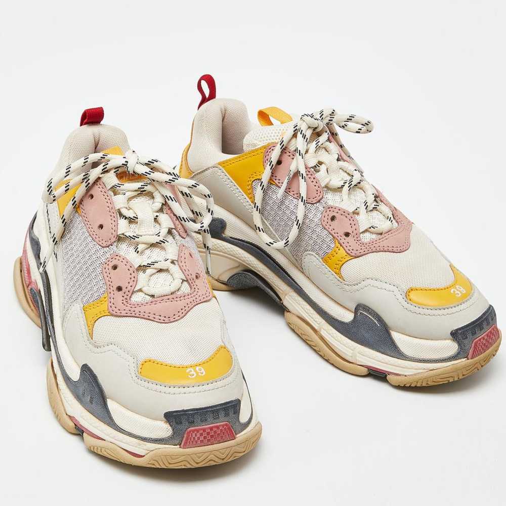 Balenciaga Leather trainers - image 3