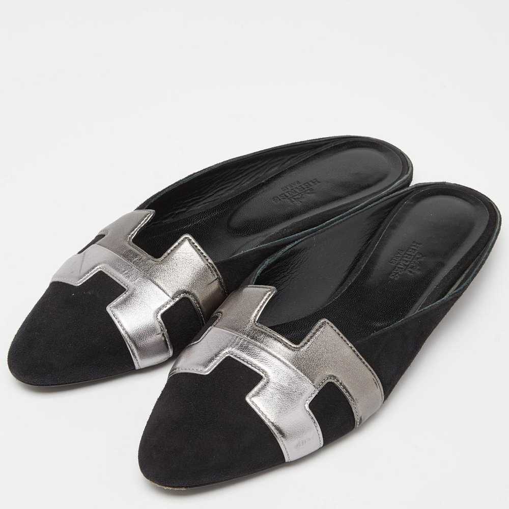 Hermès Leather flats - image 2