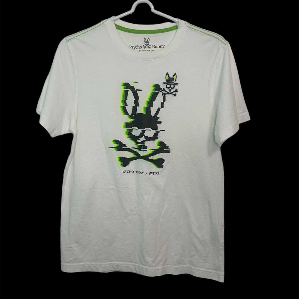 Psycho Bunny x tWich T Shirt Neon Green Size 4 10… - image 3