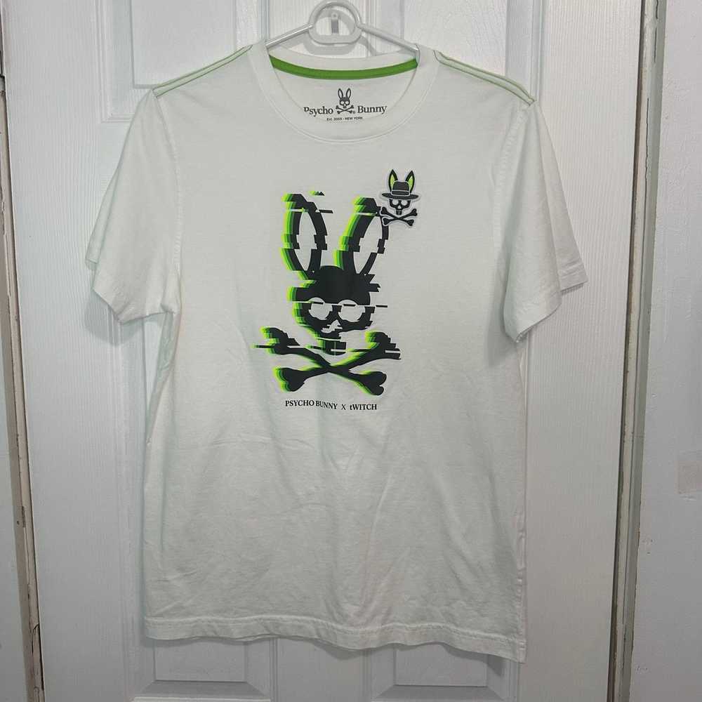 Psycho Bunny x tWich T Shirt Neon Green Size 4 10… - image 4