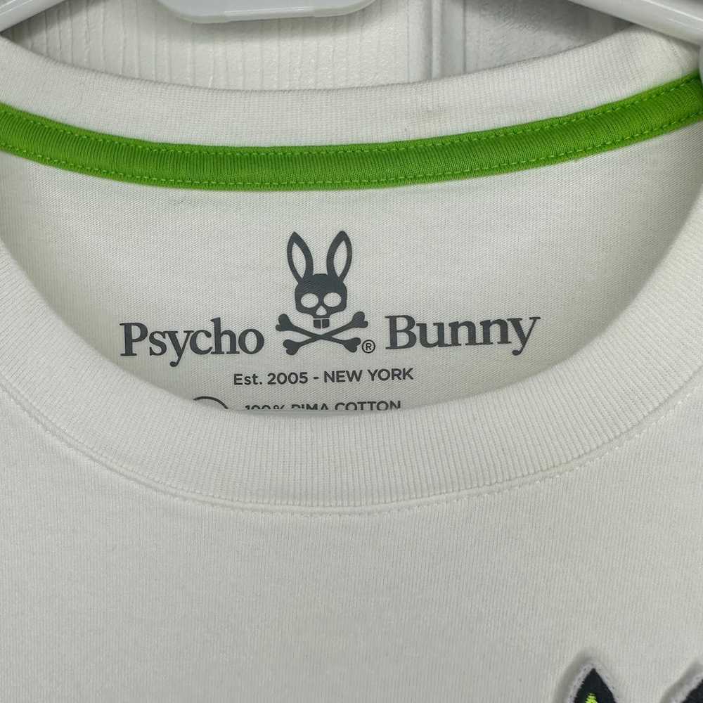 Psycho Bunny x tWich T Shirt Neon Green Size 4 10… - image 8