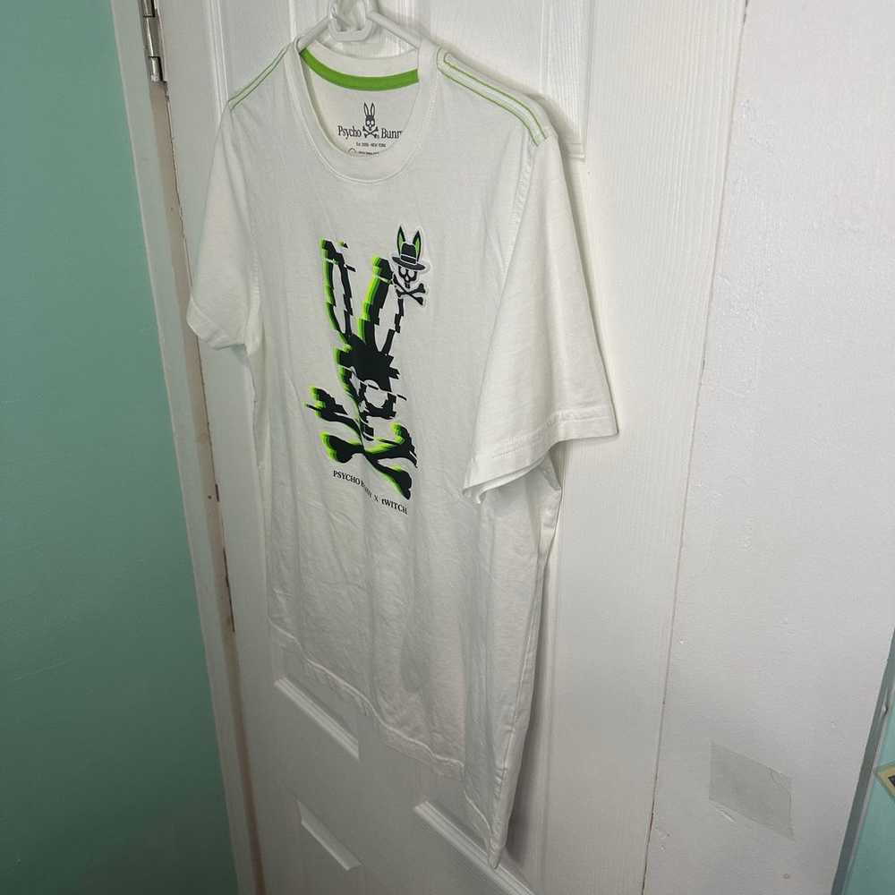 Psycho Bunny x tWich T Shirt Neon Green Size 4 10… - image 9