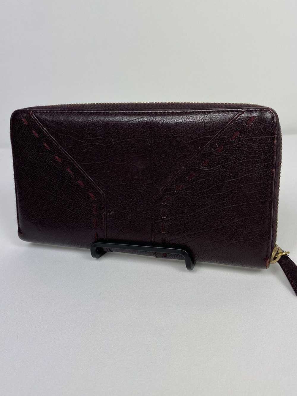 Yves Saint Laurent Buckle leather zippy wallet - image 4