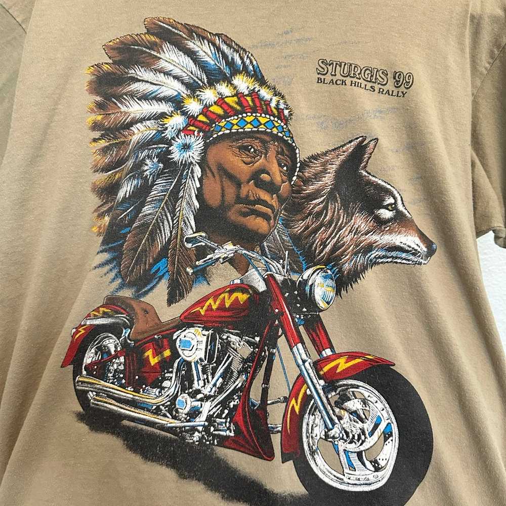 Sturgis Shirt 1999 Size L - image 5