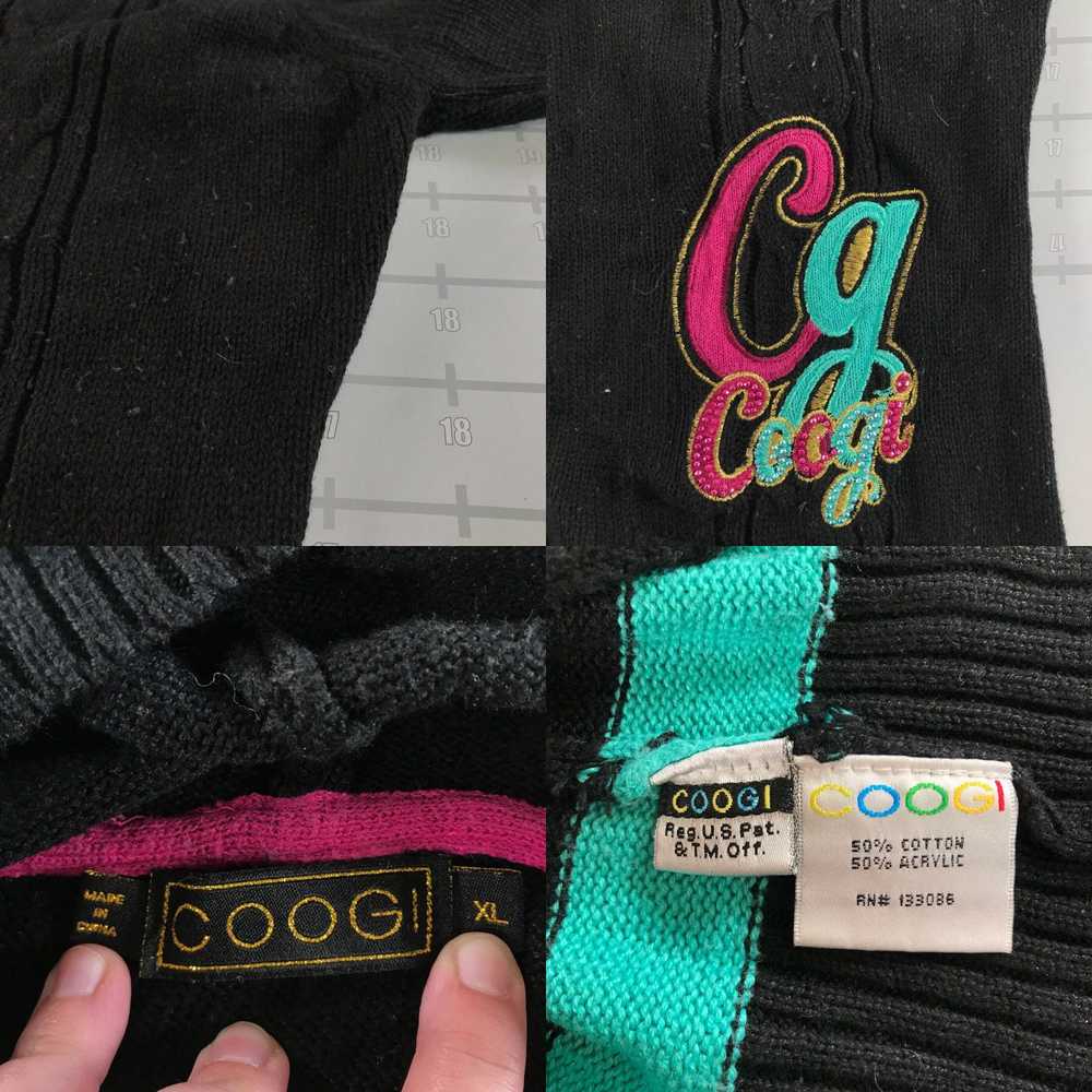 Coogi Coogi Cardigan Sweater Womens Extra Large B… - image 4