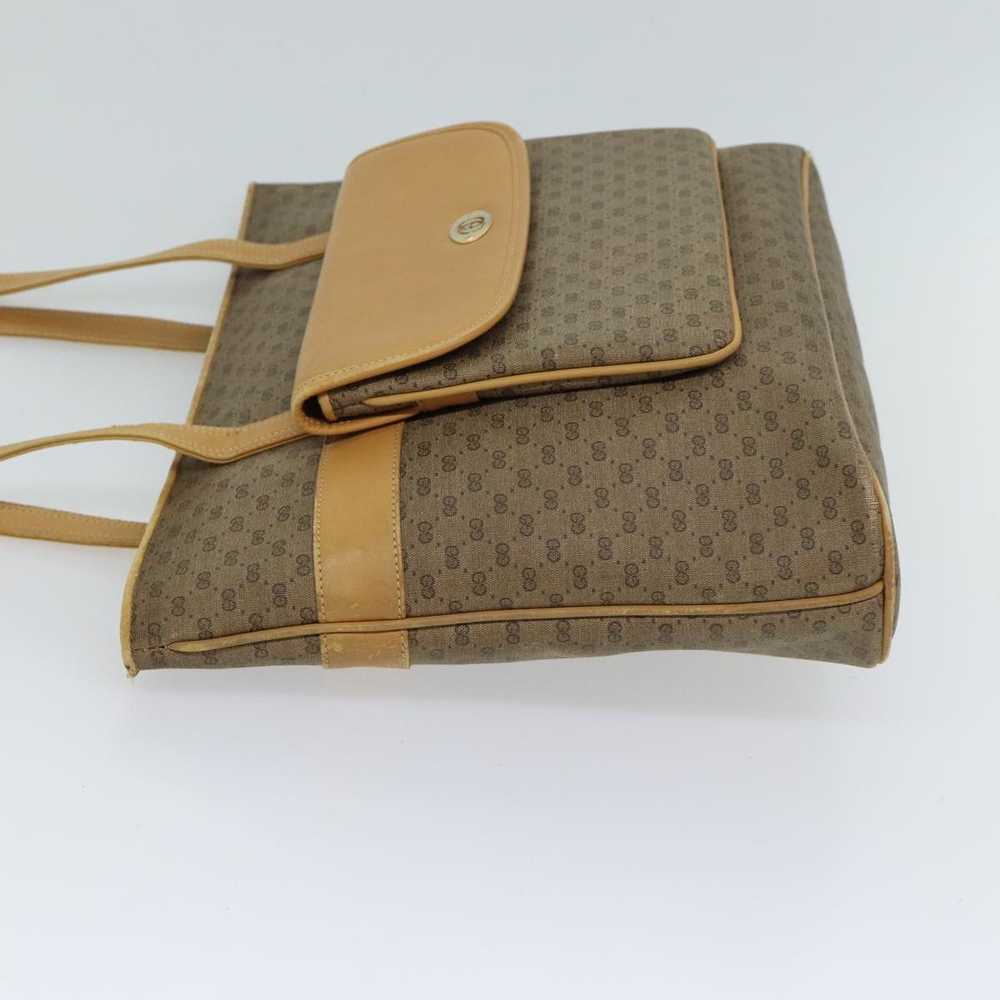 Gucci GUCCI Micro GG Supreme Tote Bag PVC Leather… - image 4