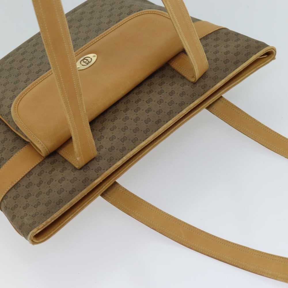 Gucci GUCCI Micro GG Supreme Tote Bag PVC Leather… - image 6