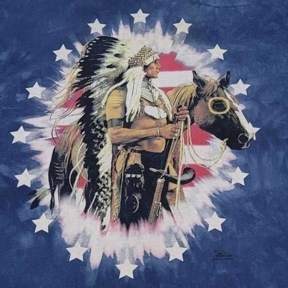 Vintage Y2K 2002 The Mountain Native American Man… - image 8