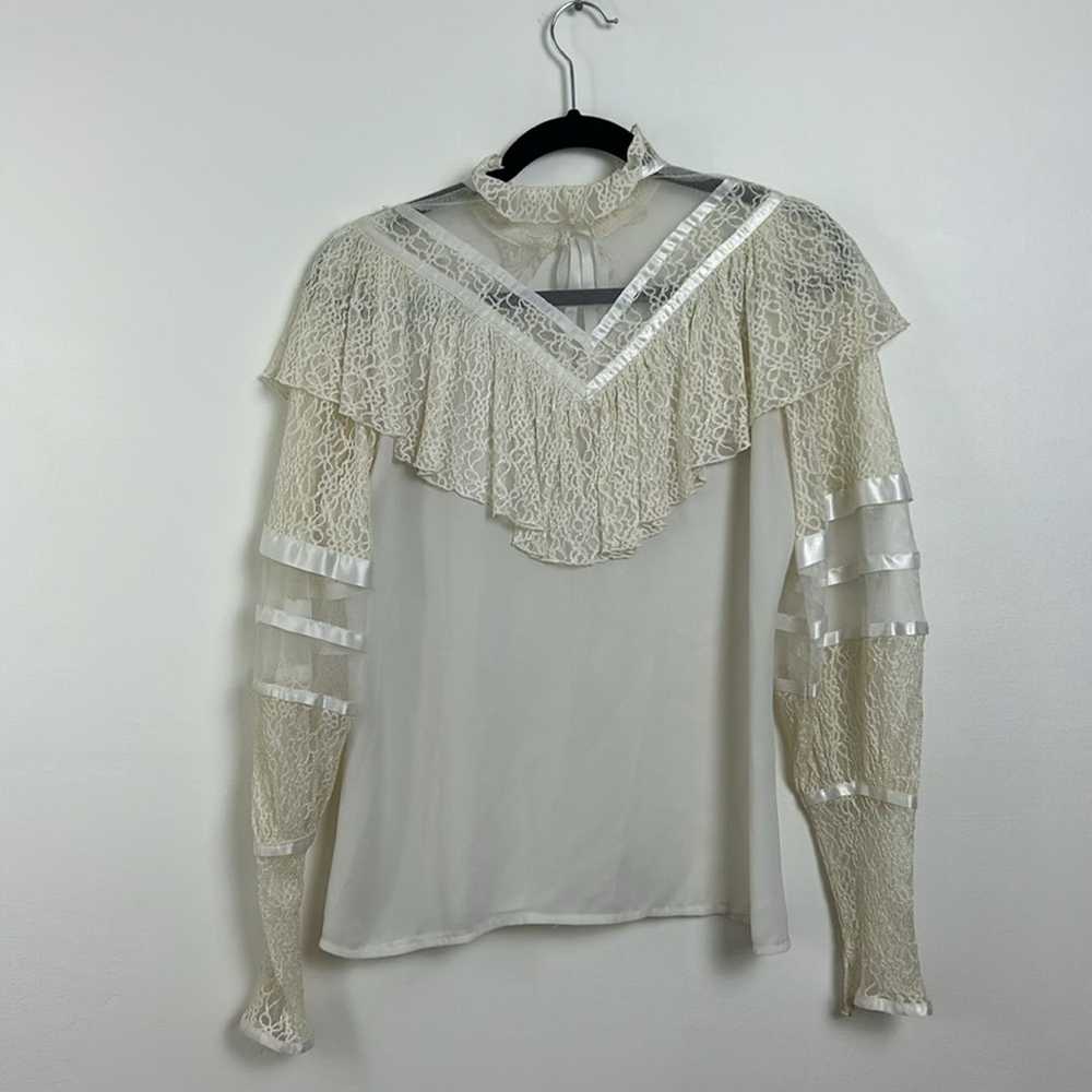 Vintage Vintage 1970s Andree Gaye Victorian style… - image 2