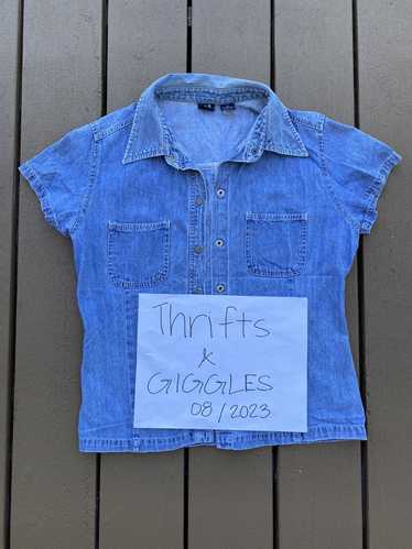 Designer × Gap × Vintage Vintage Denim Shirt GAP