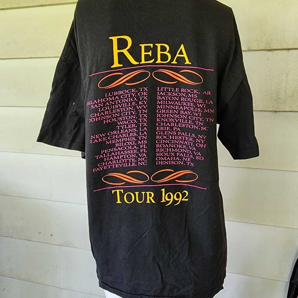 Vintage Hanes Label - 1992 REBA McENTIRE Concert … - image 3