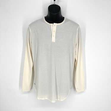 Cuts Clothing NEW Long Sleeve Elongated Henley T-S