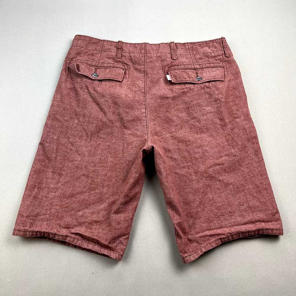 Levi's Levis Shorts Men 33 Red Chino Slim Straigh… - image 3