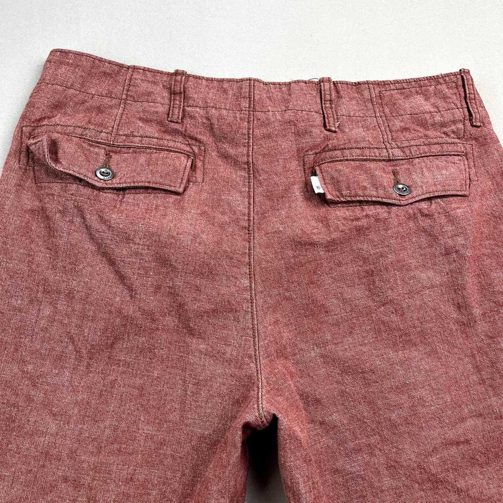 Levi's Levis Shorts Men 33 Red Chino Slim Straigh… - image 4