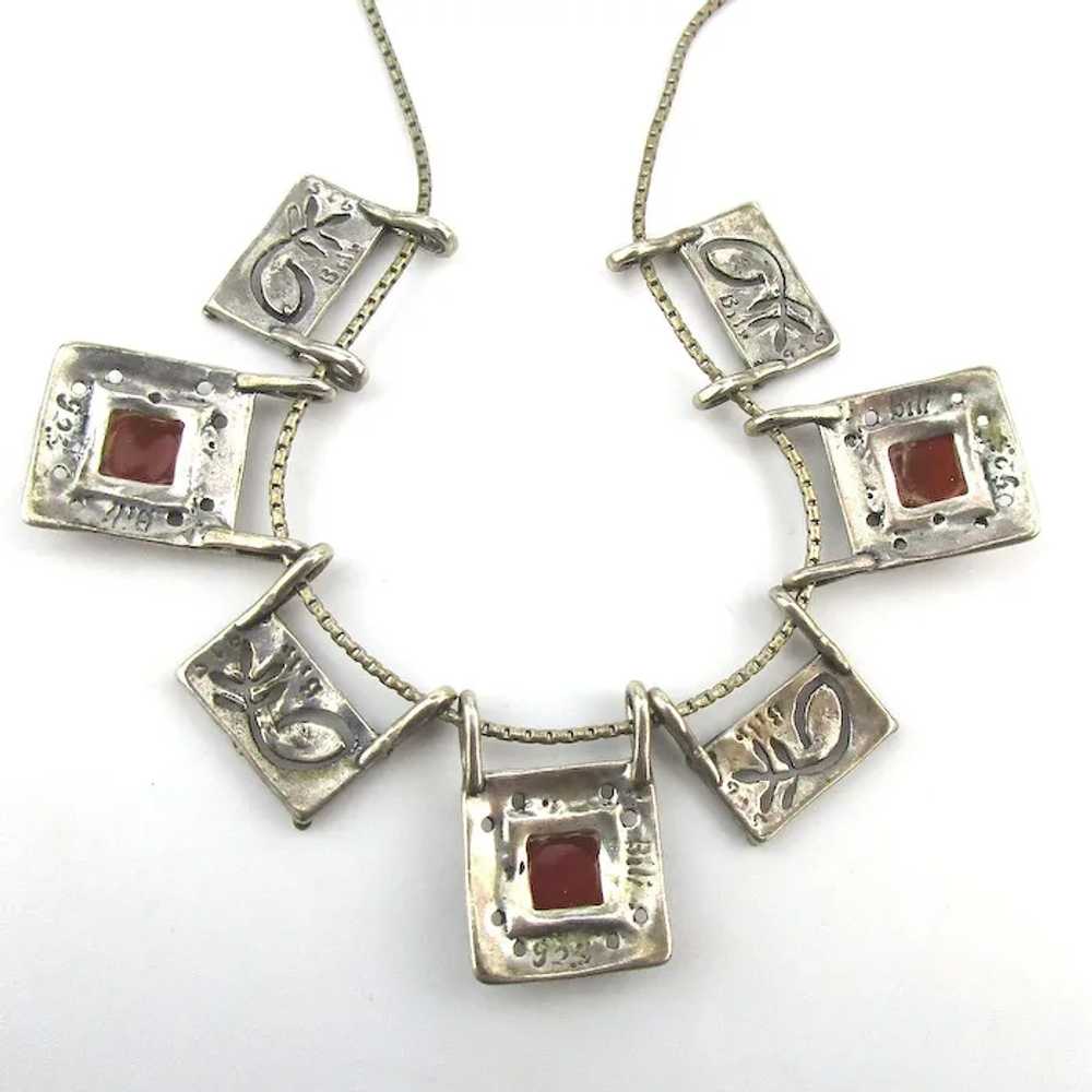 Modernist BILI 925 Israel Designer Necklace Sterl… - image 3