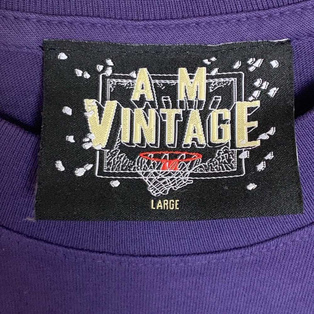 LA Lakers 1988 NBA World Champions Purple Shirt M… - image 3