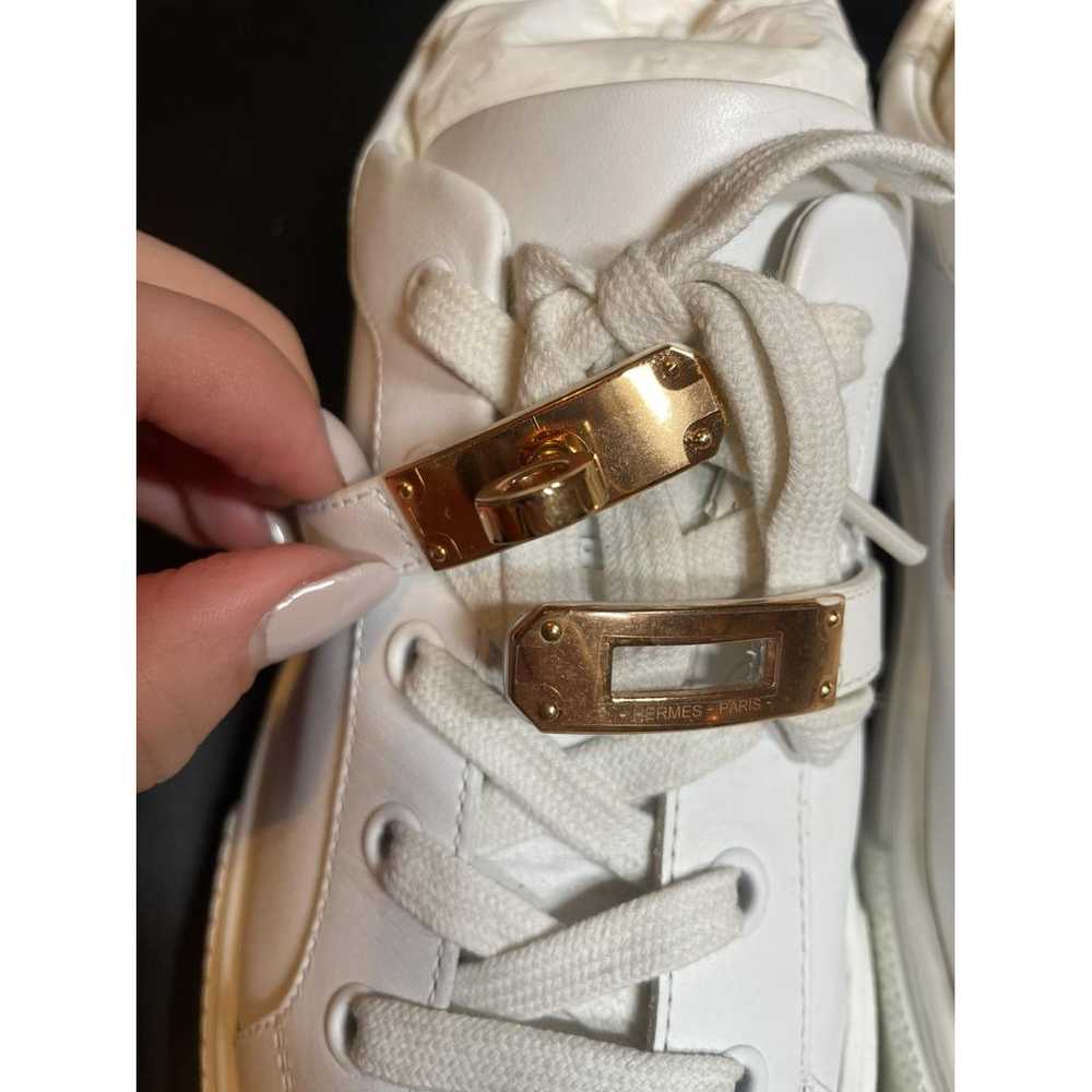 Hermès Leather trainers - image 8