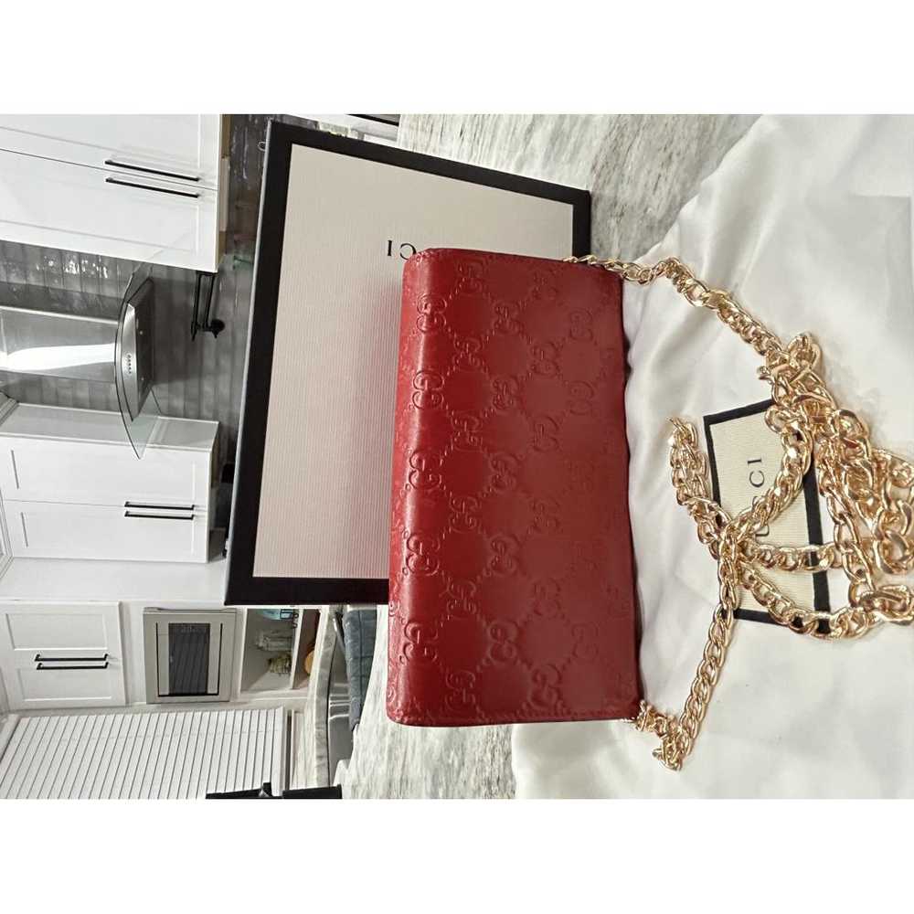Gucci Leather clutch bag - image 2