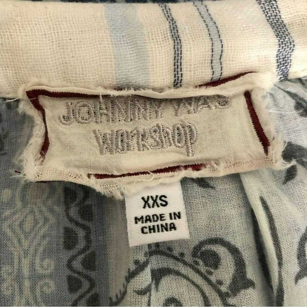 Johnny Was Johnny Was oversized gauze cotton whit… - image 8