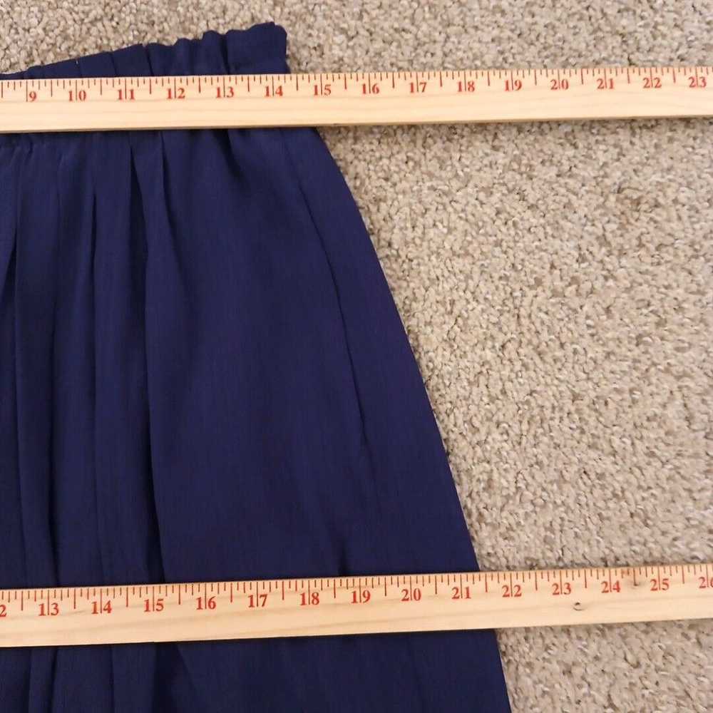 Loft Loft Skirt Small Purple Pleated Midi Pull On… - image 3