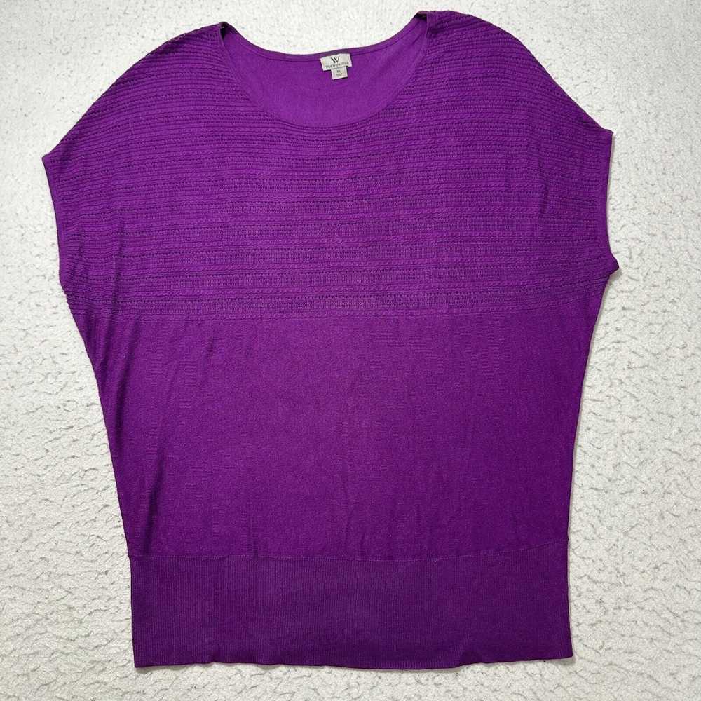 Worthington Worthington XL Knit Top Short Sleeve … - image 1