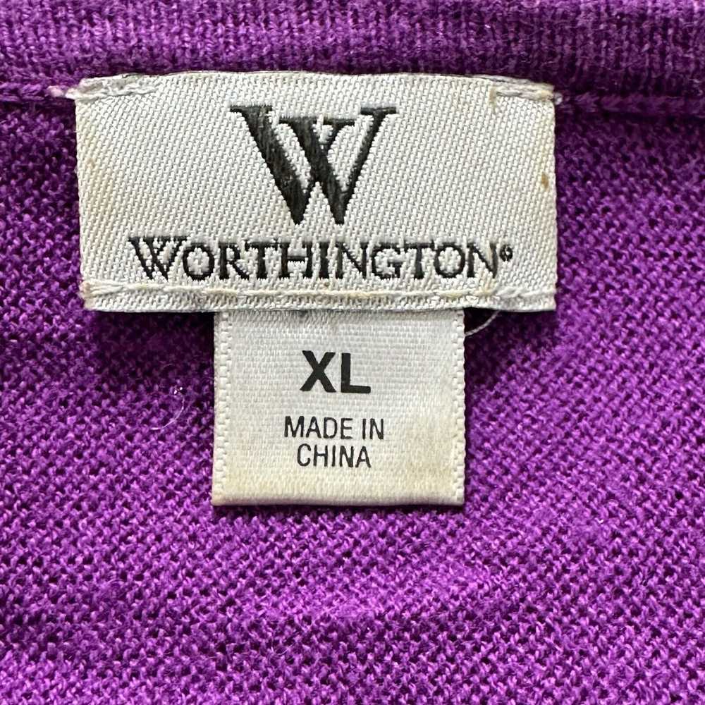 Worthington Worthington XL Knit Top Short Sleeve … - image 3