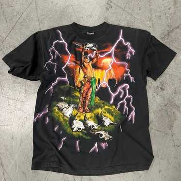 90s American Thunder Native American Tee - image 1