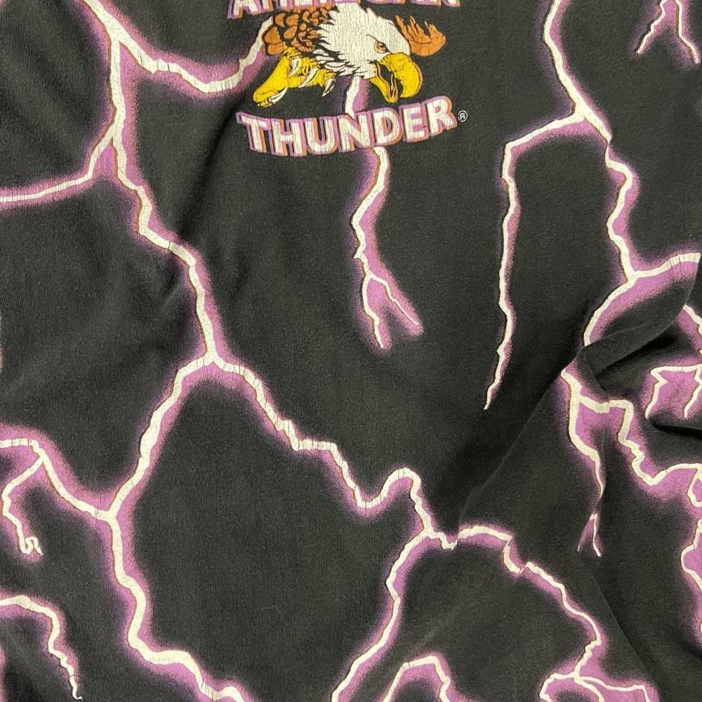 90s American Thunder Native American Tee - image 4