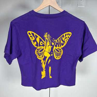 X-Girl Hysteric Glamour butterfly crop top t shirt - image 1