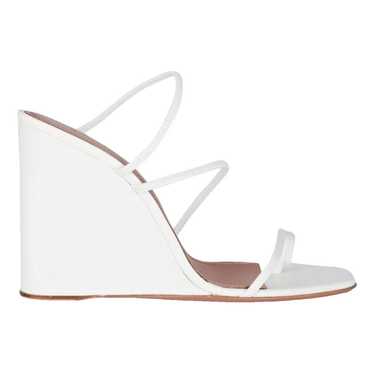 Amina Muaddi Naima leather sandal