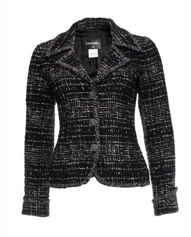 Product Details Black tweed with Shimmer Threads T